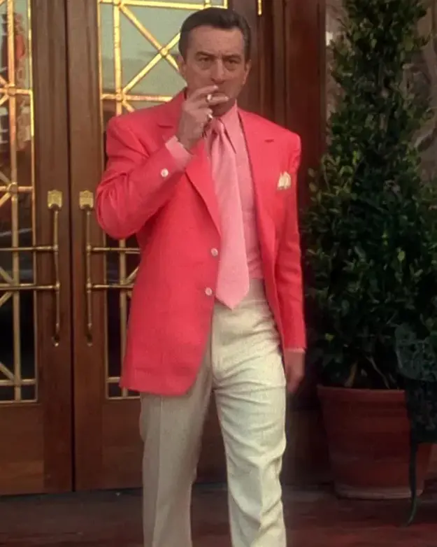 30 Years of Glamour Robert De Niro Neon Suits Vintage Vegas Elegance — 🕰️ 🃏