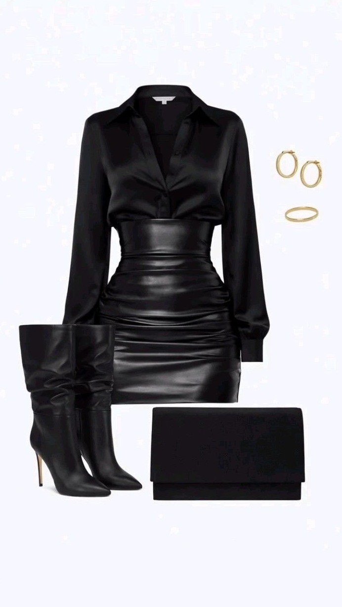 Black Outfit with Neon Luxe and Retro Game Art Vibe 🥂 🥂 550