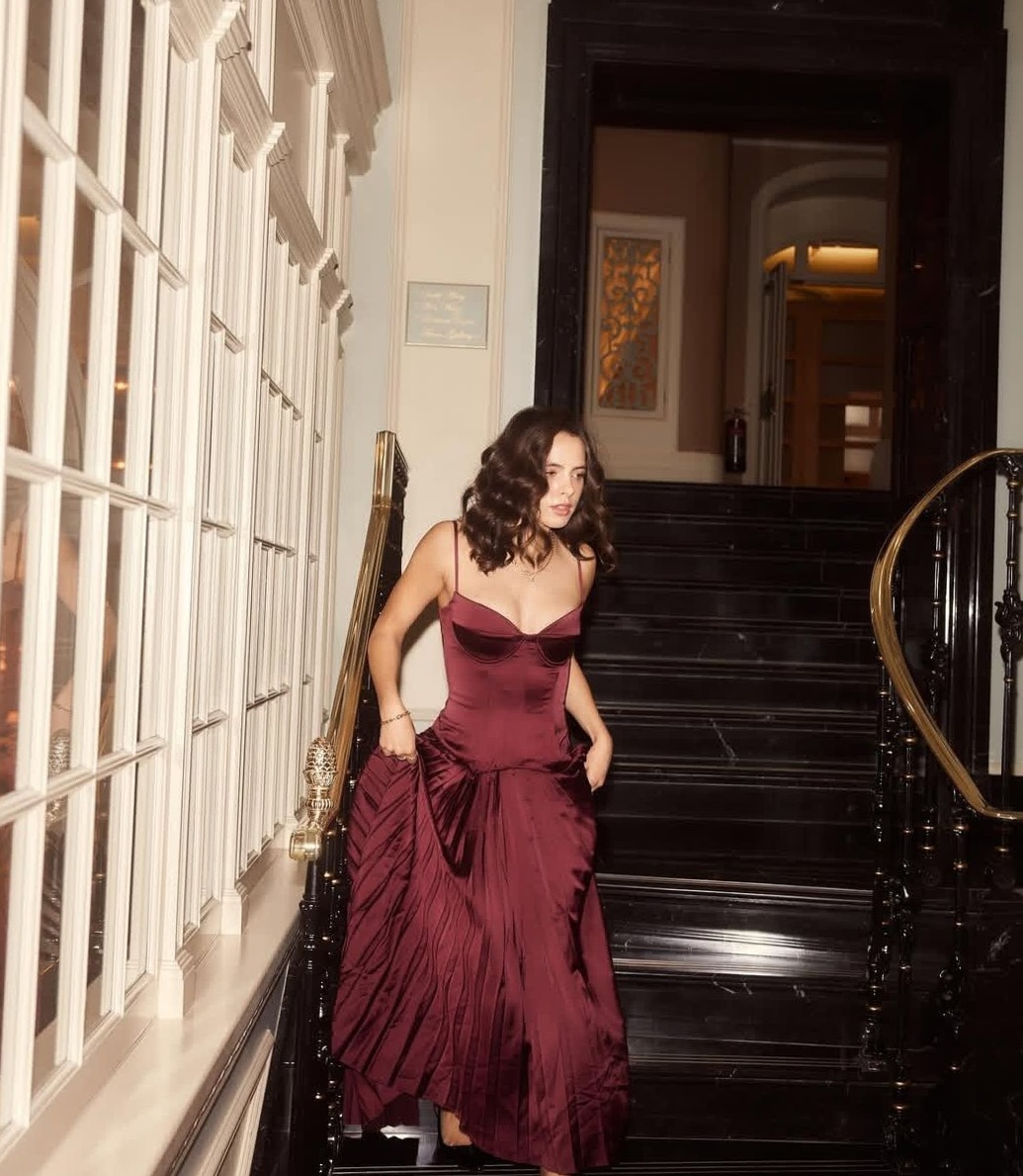 Burgundy Satin Glimmer with Neon Vintage Drama • 🃏 746