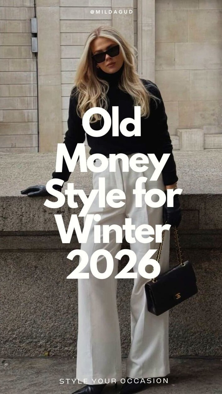 creative luxury feed: 14+ Classy Winter Outfits 2026 for Old Luxury Aesthetic Winter Fa…