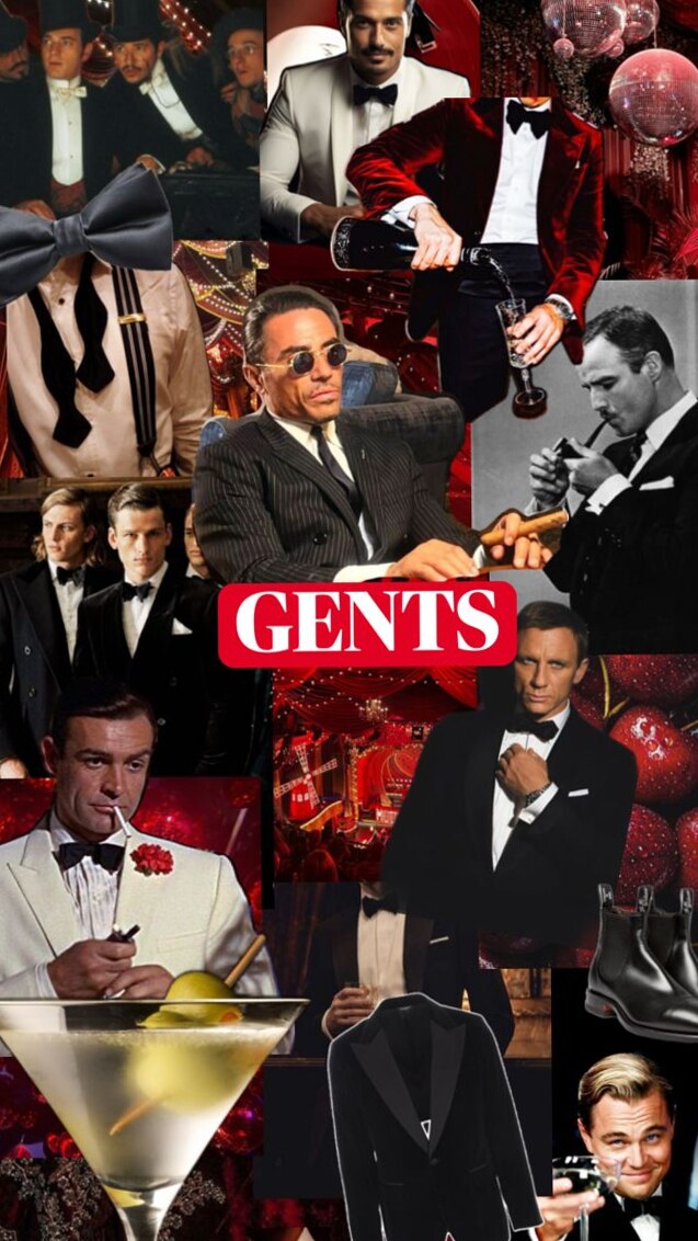 🎀 🎉 inspiration inbox ✦ Neon-Lit Vintage Men’s Style with a Luxe Edge 330