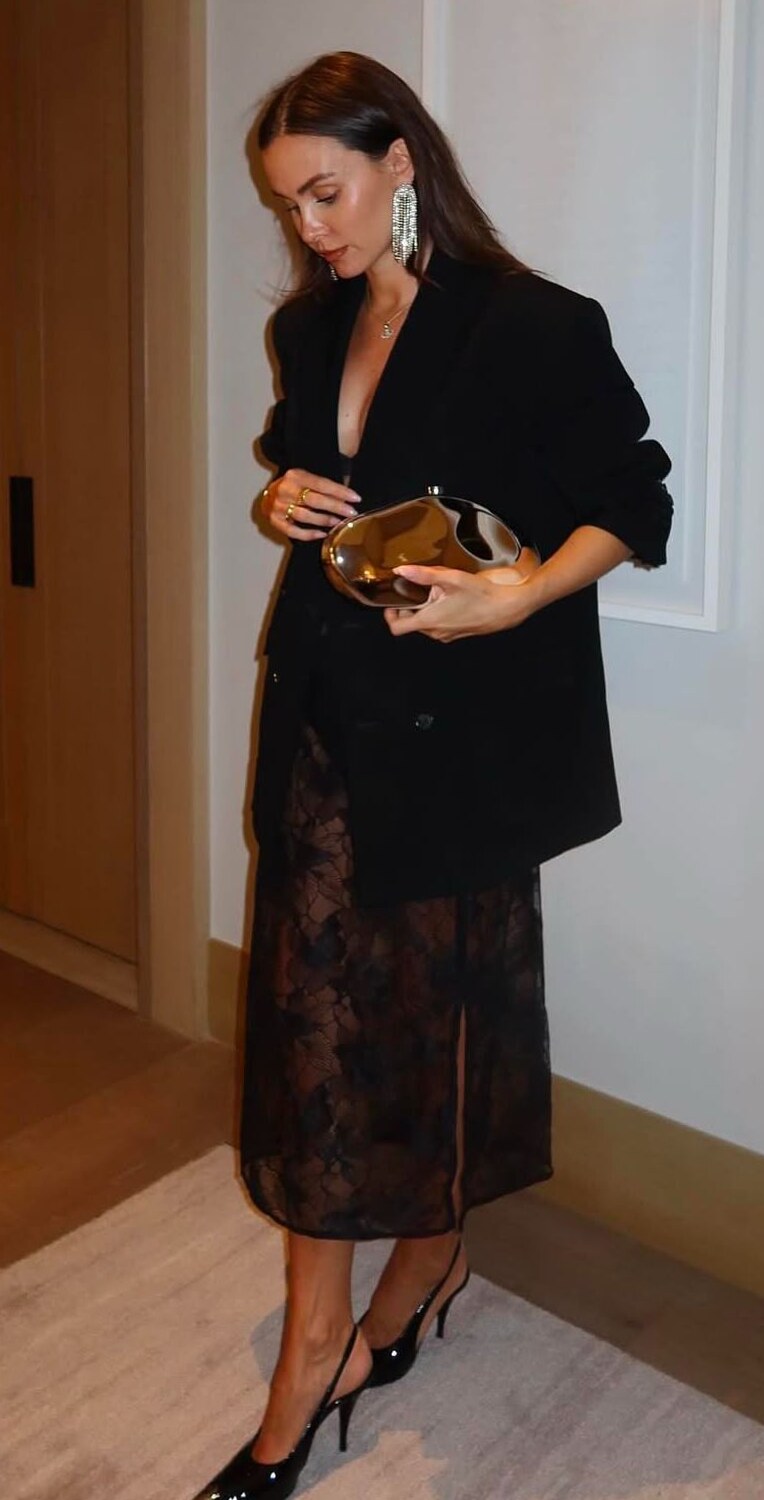 Midnight Glamour: Refined Neon Noir Elegance ⟐ daily dose of beauty 959