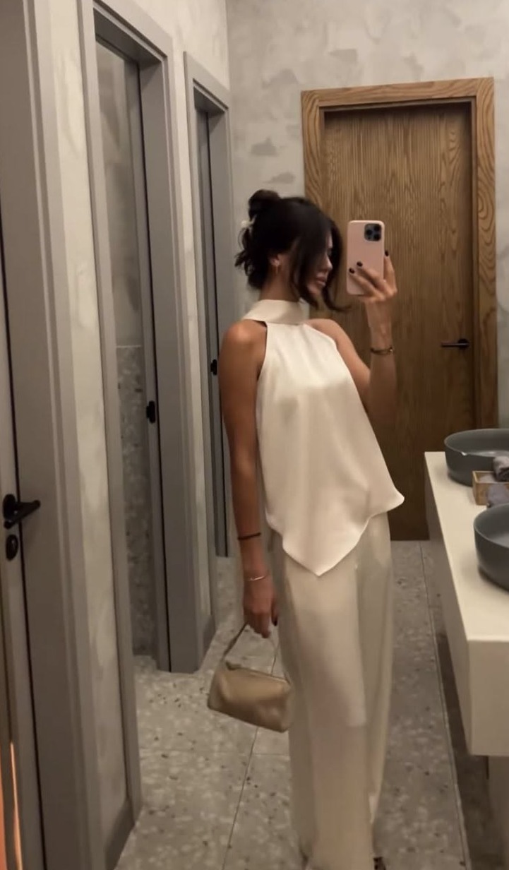 ⊹ Neon-Inspired High-Neck Blouse with Vintage Lace Trim ⊹ 💟 965