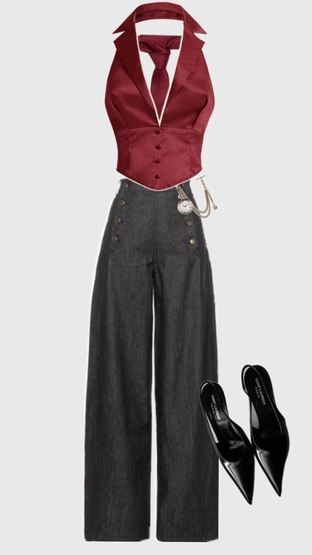 Neon Luxe Vintage Party Outfit Aesthetic — 🖌️ 🪄