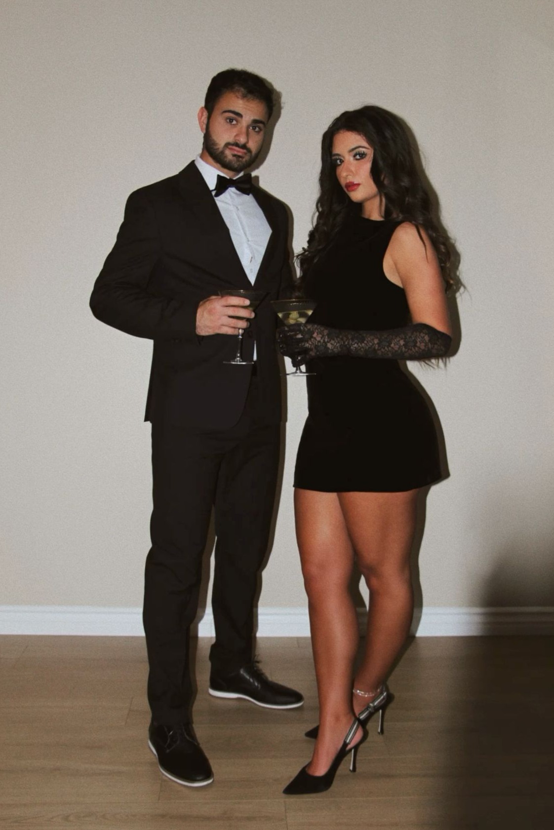 💎 🖤 ✦ Neon Noir Gown: Velvet Silhouettes & Sparkling Vintage Visions 995