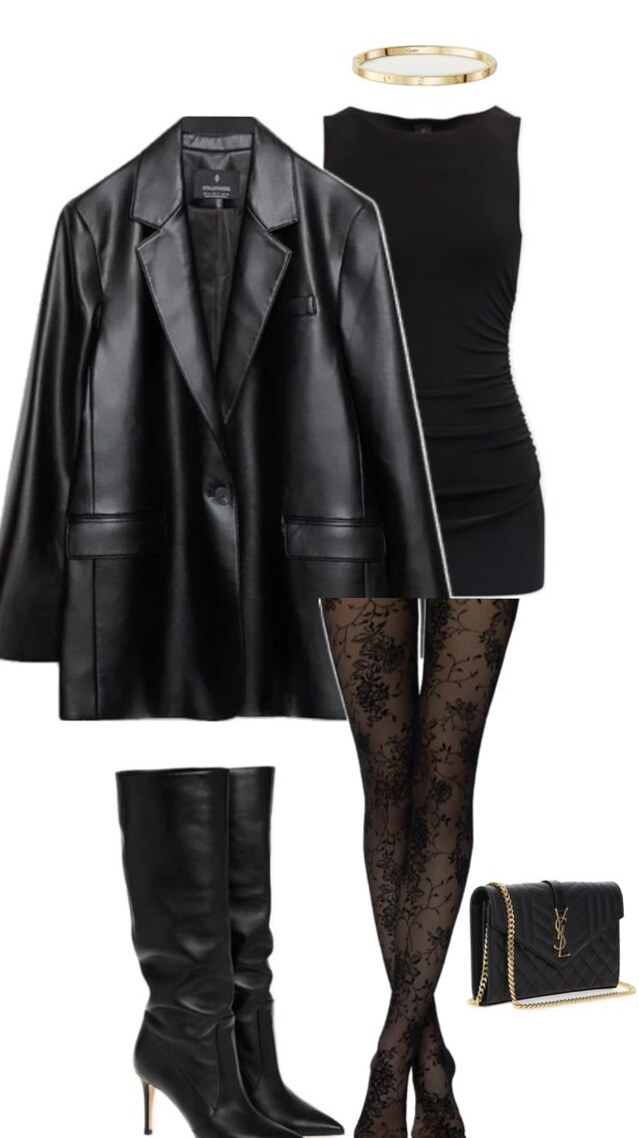 ✨ Neon Reverie Blazer, Couro Dreams in Midnight Glow | creative luxury feed 778