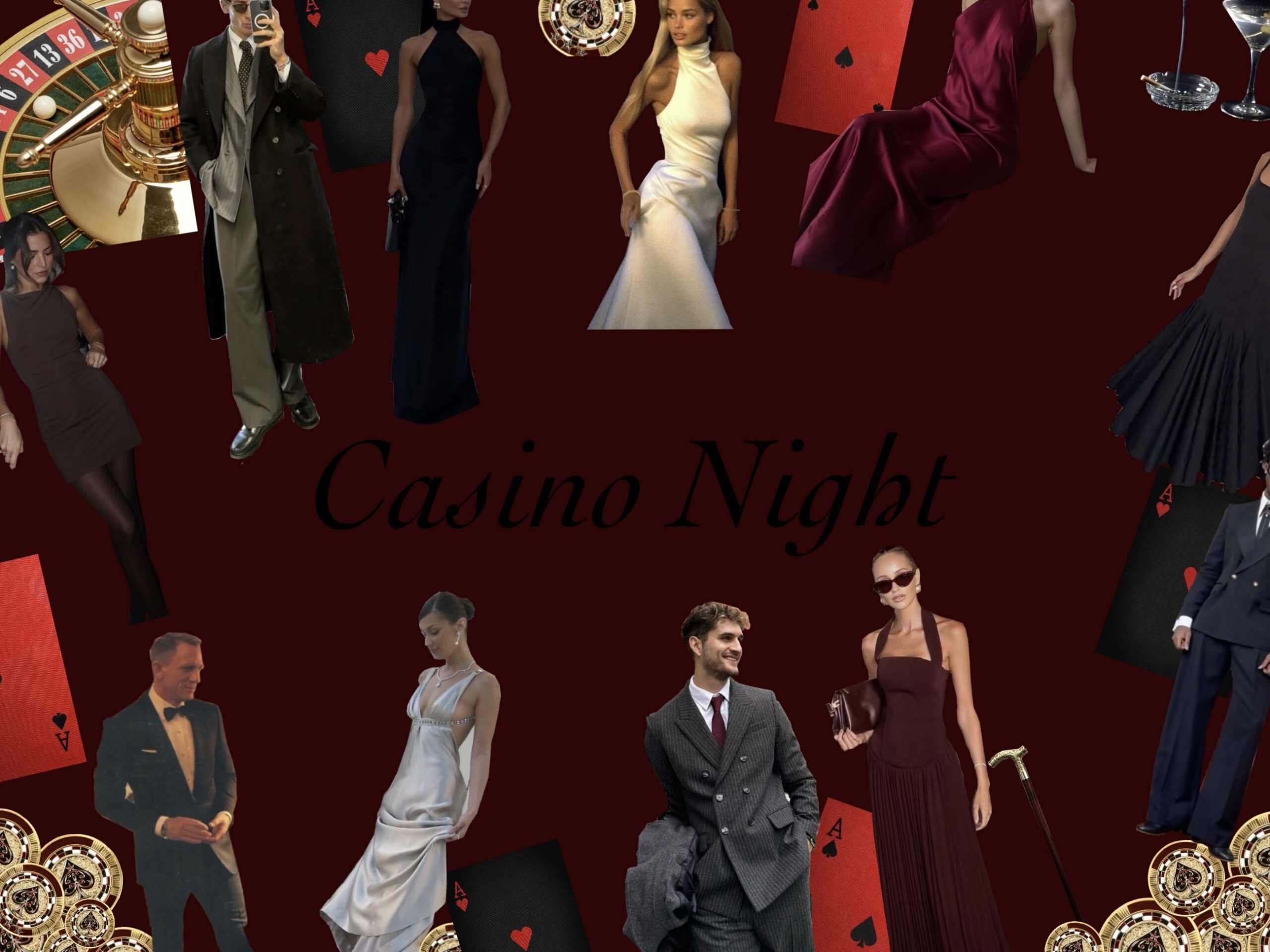 sapphire evening vibes: Neon Glamour Party with Vintage Casino Vibes 👠 553