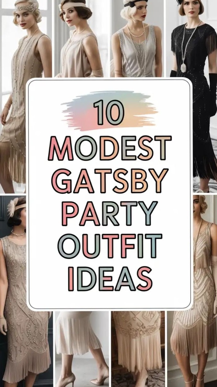 10 Gatsby-Inspired Outfits with Neon Glam & Vintage Vibe ⟐ event design dreams 416