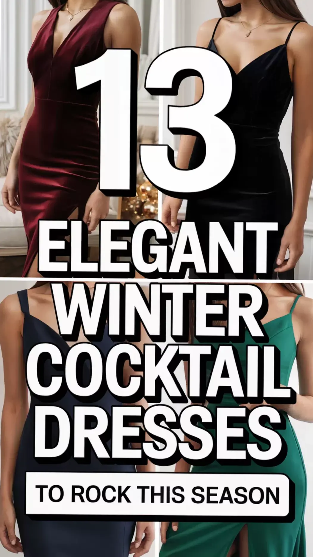 13 Timeless Winter Cocktail Looks | Velvet Glam & Sequin Sparkle — party like it 928