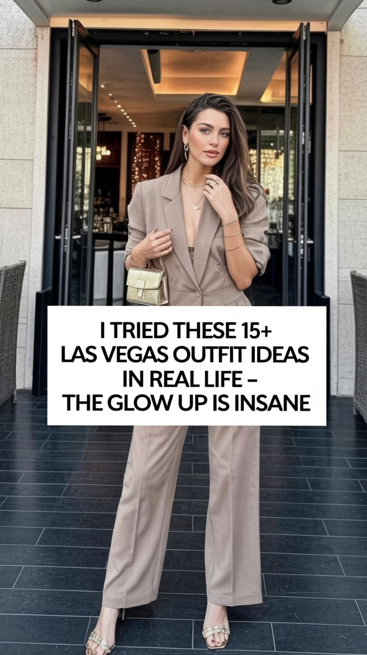 15+ Glamorous Vegas Looks to Shine Under Neon Lights — glow up your feed 💎 🥂 571