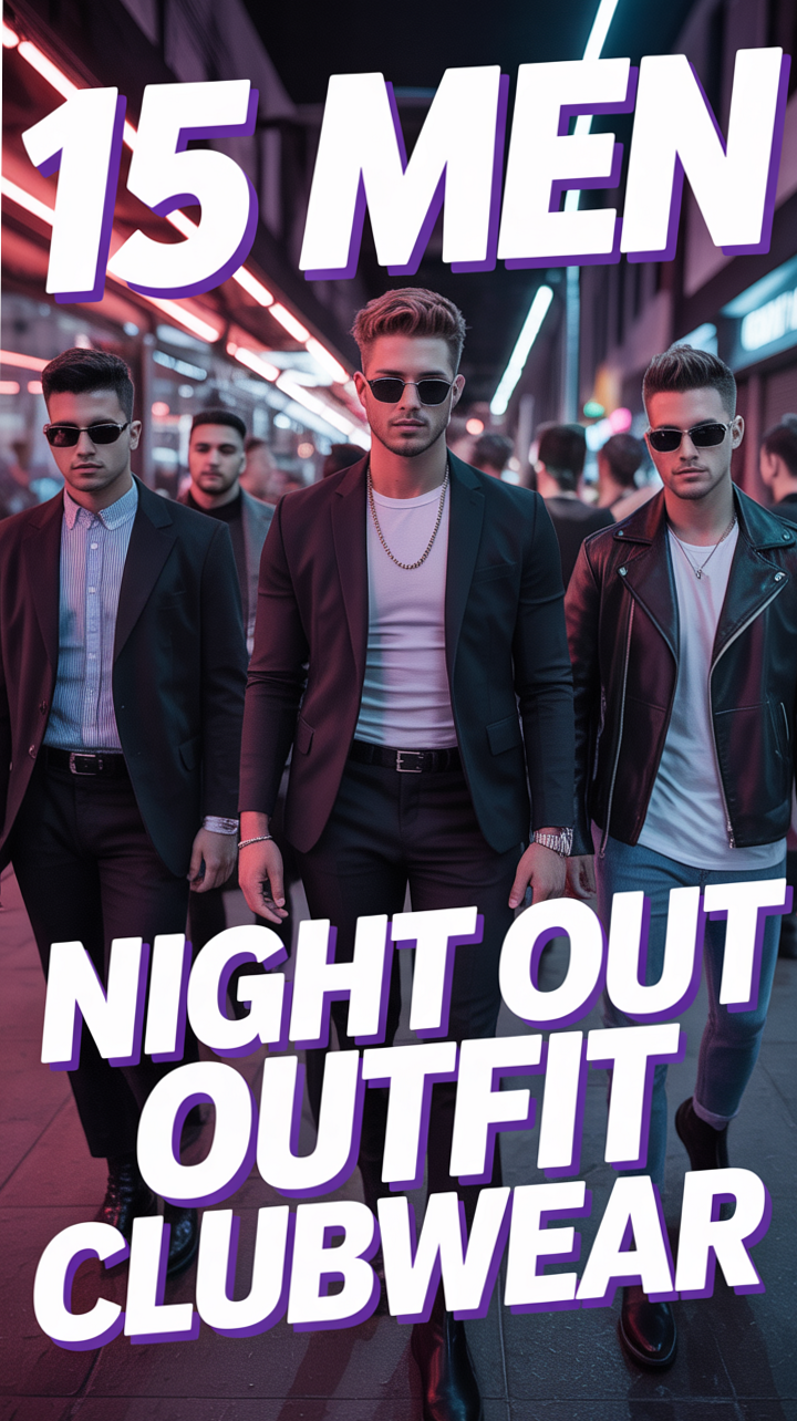 15 Luxe Men’s Night Outfits With Neon Edge ⟐ emerald city lights 251