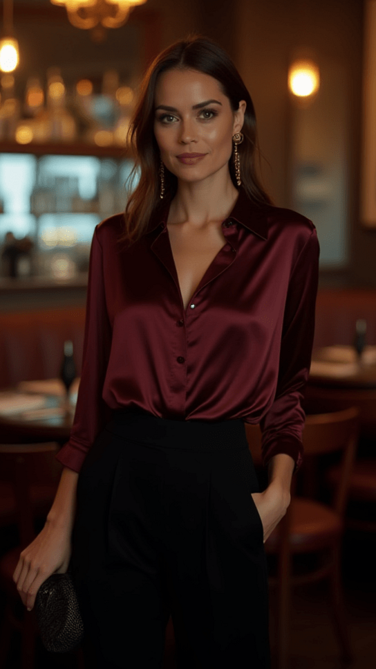 👜 🎩 | 15 Radiant Winter Elegance Looks for Dinner & Nights Out | design inspirat 377