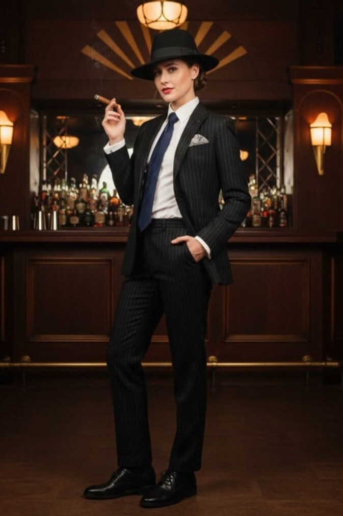 👠 🧣 ✦ 16 Gilded Glam Looks: Art Deco Elegance & Neon Sophistication 618