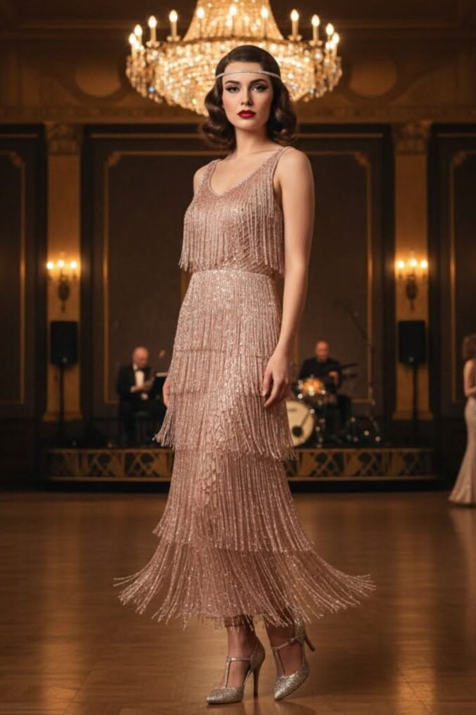 🖤 | 16 Glittering Deco Looks: Neon Glam & Timeless Vintage Party Style | city li 145