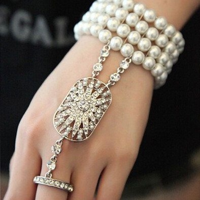 🔵 ✦ 1920s Gatsby Flapper Headpiece Neon Art Deco Vintage Tocado Design 675