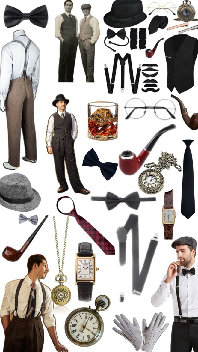 1920s Men Aesthetic: Neon Glamour & Vintage Party Vibes • 🌴 ✈️ 358