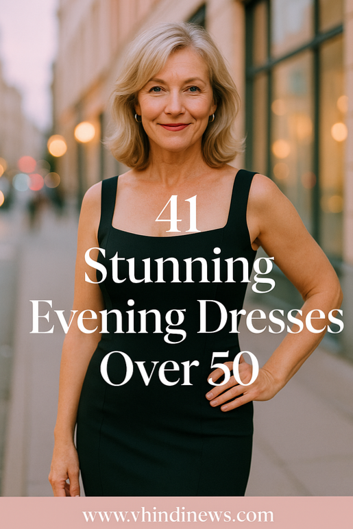 ⚡ ⟡ 41 Evening Dresses for Timeless Elegance #fashionover50 #elegantstyle 812