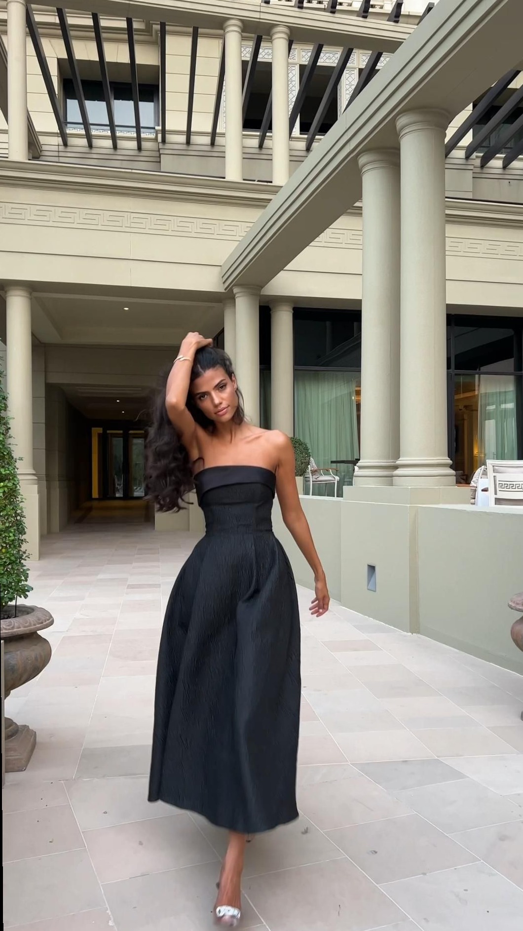 aesthetic archive: 🍂 🌵 Neon-Etched Vintage Midi Dress for Glamorous Evenings 785