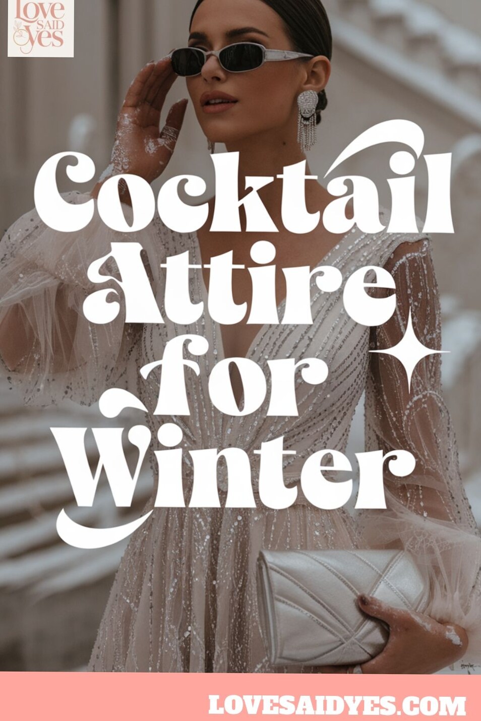 aesthetic archive • Sparkling Winter Glamour: 20 Cocktail Looks for Chilled Cele 116