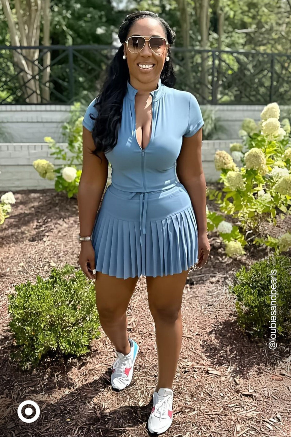 aesthetic mood booster ✧ Neon Glow Vintage Tennis Co-ord Set for Luxe Party Look 317