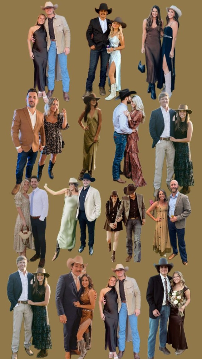 aesthetic mood booster: Neon Cowboy Elegance: Vintage Western Glam for Bold Gath 758