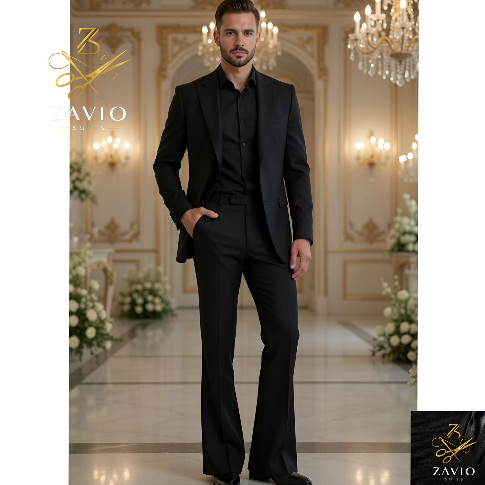 🖌️ 🔸 Black Flare Legacy: Retro Glam for Timeless Prom & Disco Nights 373