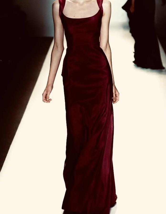 🏖️ Burgundy Elegance Square Neck Sheath Prom Dress C3559 Vintage Glow — aestheti 257