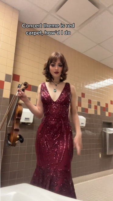 Burgundy Mermaid Sequin V-Neck Prom Gown 2023 ⟐ designer life aesthetic 567