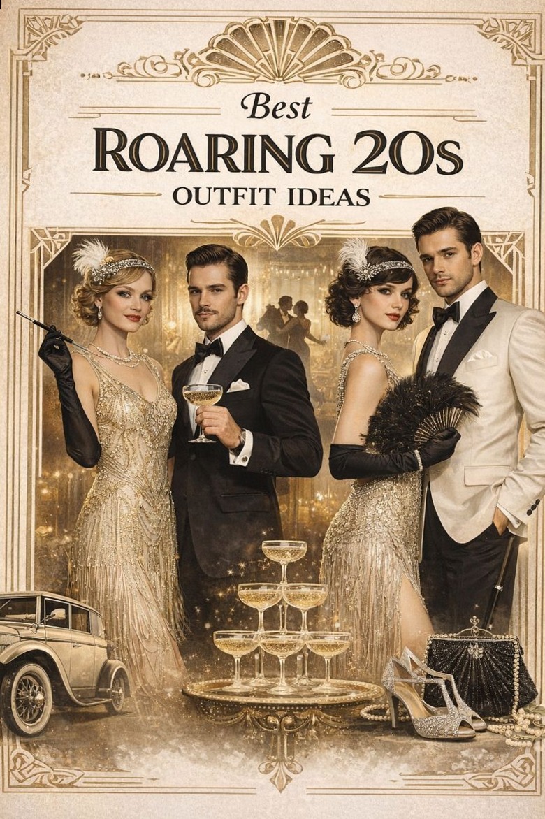 ✦ celebrate in style ✦ Glamour Deco Elegance: 1920s-Inspired Winter Party Looks  375