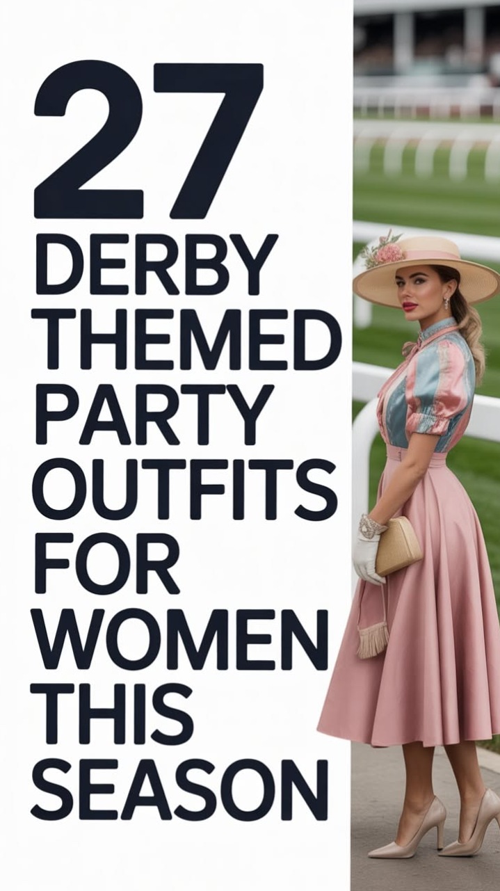 celebrate in style • Neon Derby Glam Vintage Party Looks 📍 476