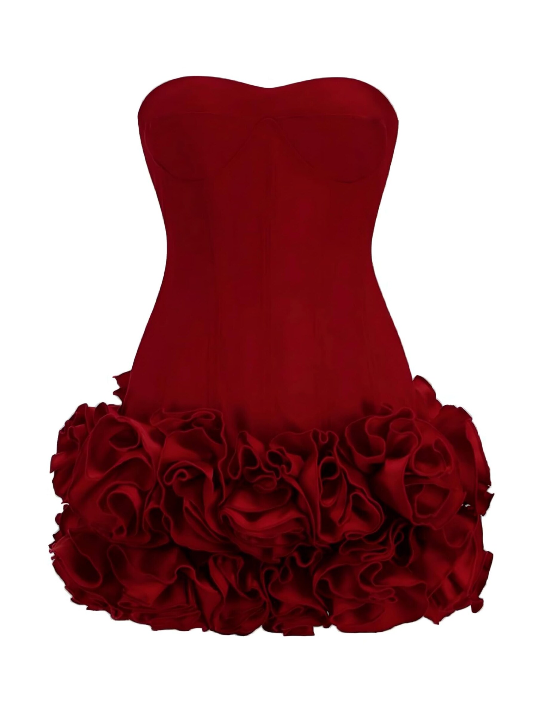 ✦ celebrate in style ✦ Satin Ruffle Edge Glam Dress with Neon Hints and Vintage  651