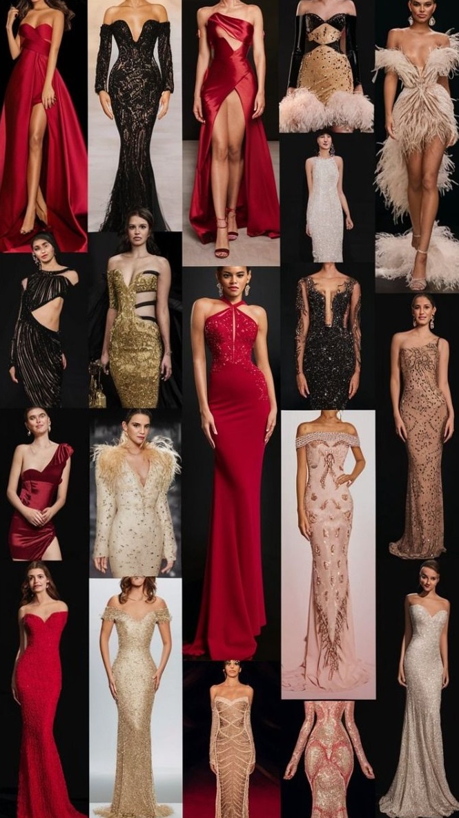 Celestial Glamour: 20 Divine Gowns for Electric Nights — beauty in details 🥂 🥂 190