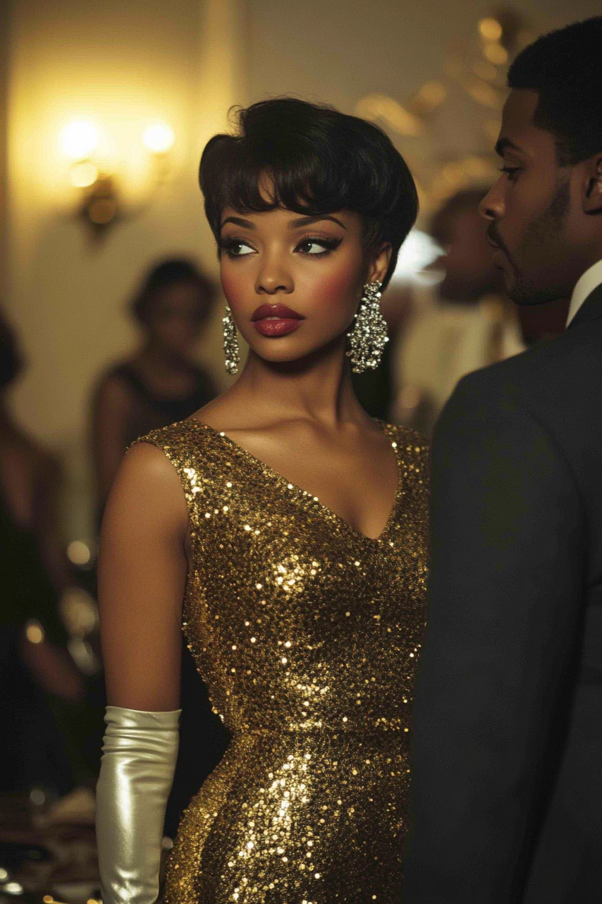 ⚡ 🎆 🎆 cheers to celebrations ✦ Retro Neon Glam Party Looks Inspired by 60s Londo 857