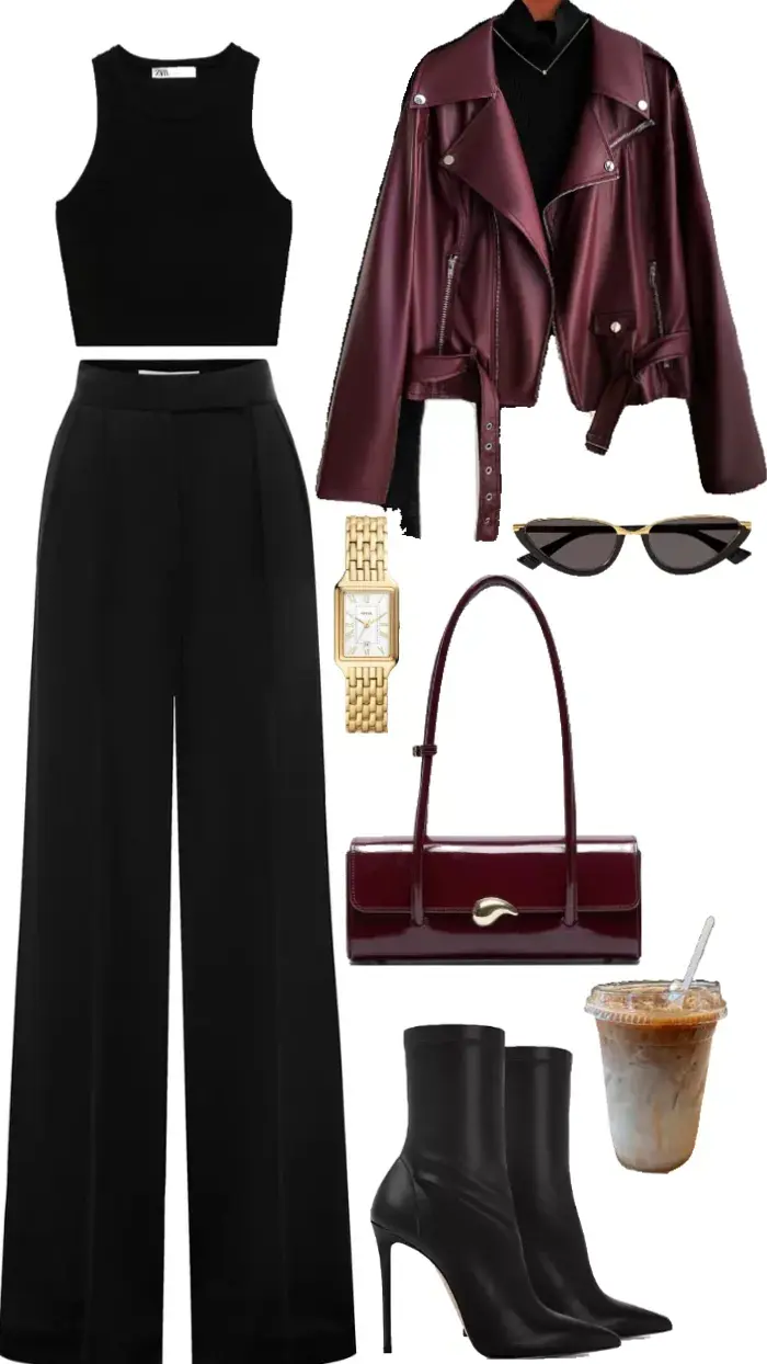 Cherry Hues & Midnight Threads: A Neon-Lit Bold Escape ⟐ aesthetic mood booster 175