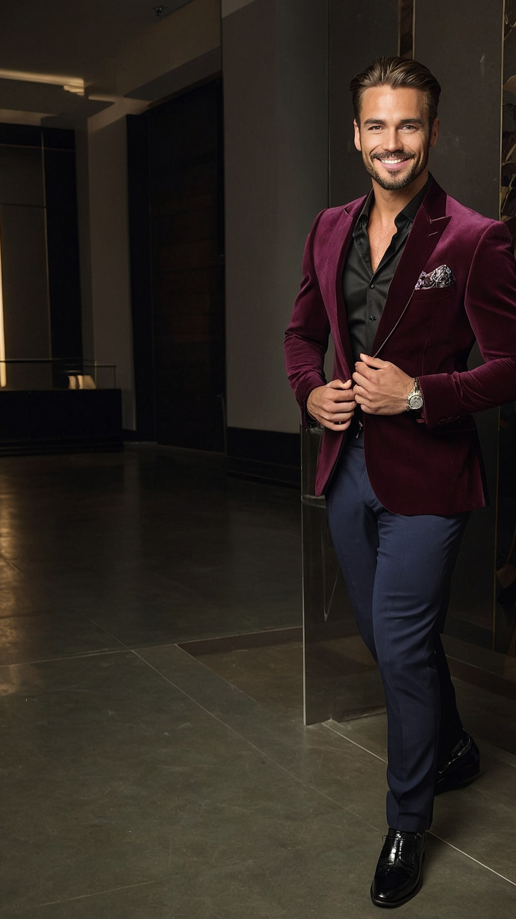 💟 ⟡ Chic Yuletide Vibes: 17 Timeless Christmas Outfit Concepts for Him 299