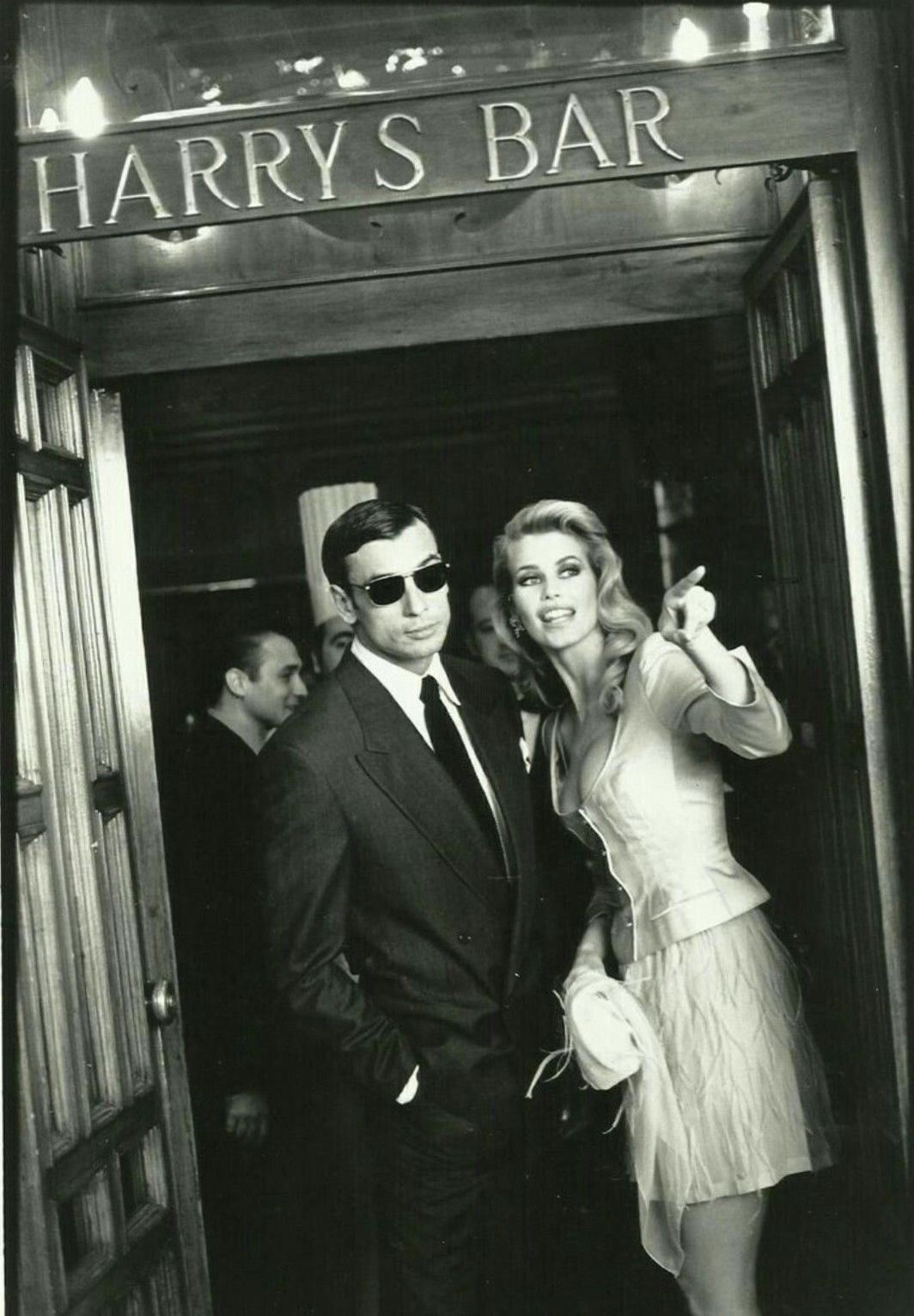 Claudia Schiffer Neon Glam in Vintage Luxury Party Art — curated aesthetic 🖌️ 775