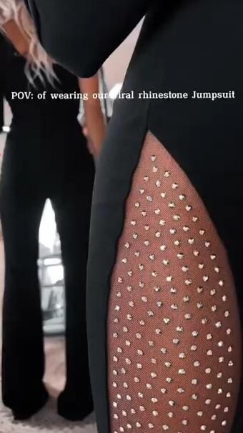 creative asset goals ✧ Neon Glaze One-Shoulder Jumpsuit with Vintage Glam 🌹 🖤 939