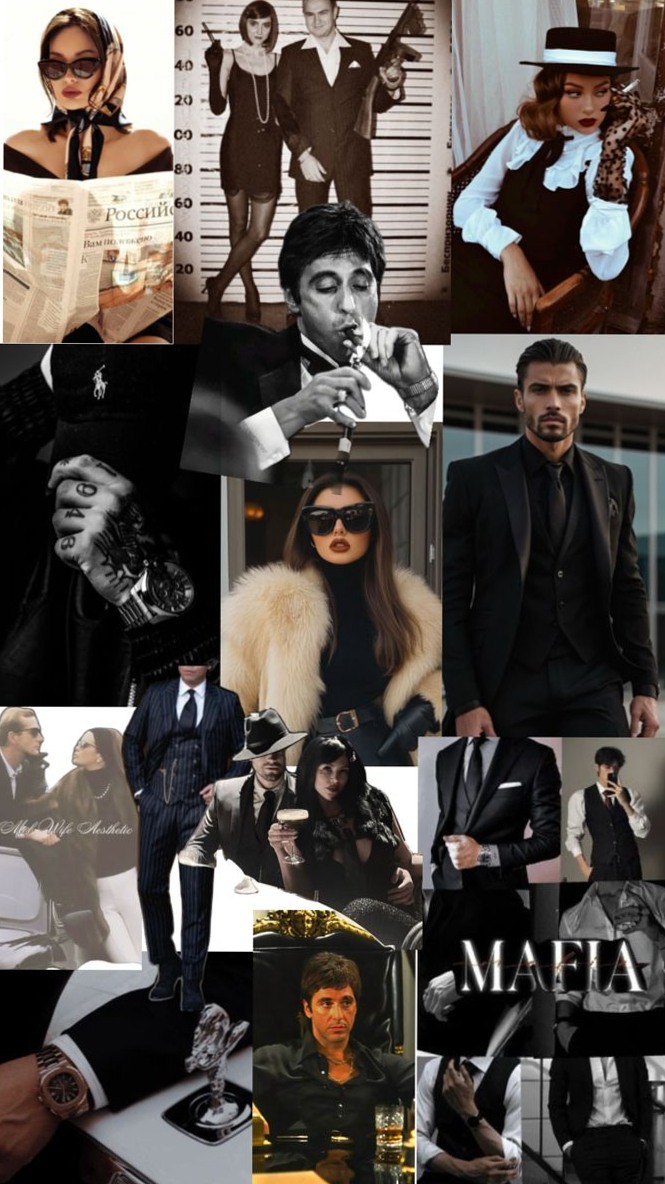 🌻 creative corner ✦ Neon Noir Glamour: Mob Queens & Shadow Lords 521