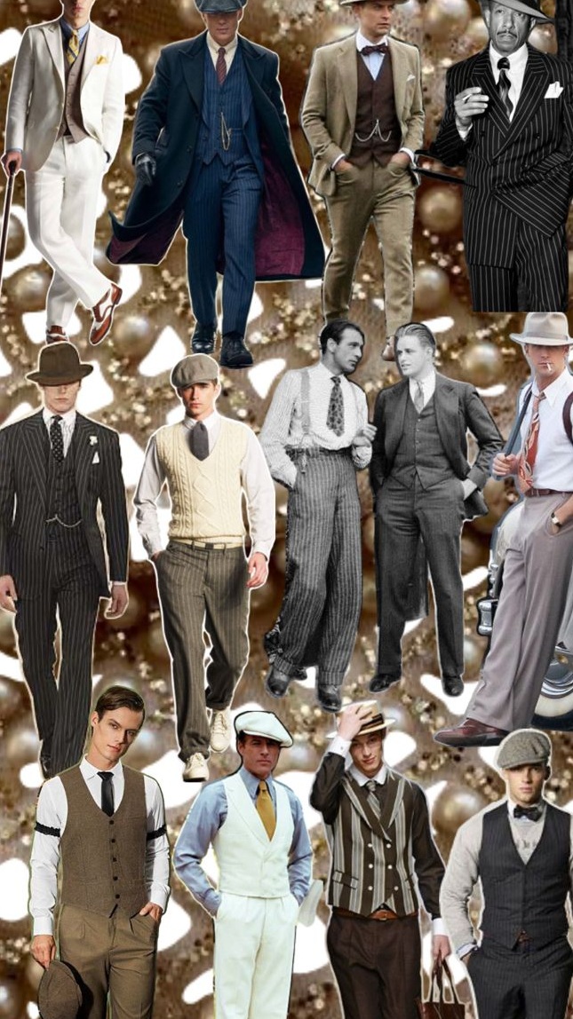 🎨 creative luxury feed ✦ 1920s Gatsby Men Style – Neon Flair & Vintage Glamour 711