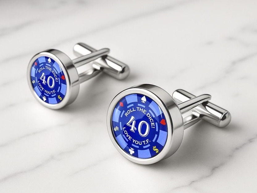 creative luxury feed • Stainless Steel Cufflinks Inspired by Neon Game Elegance  604