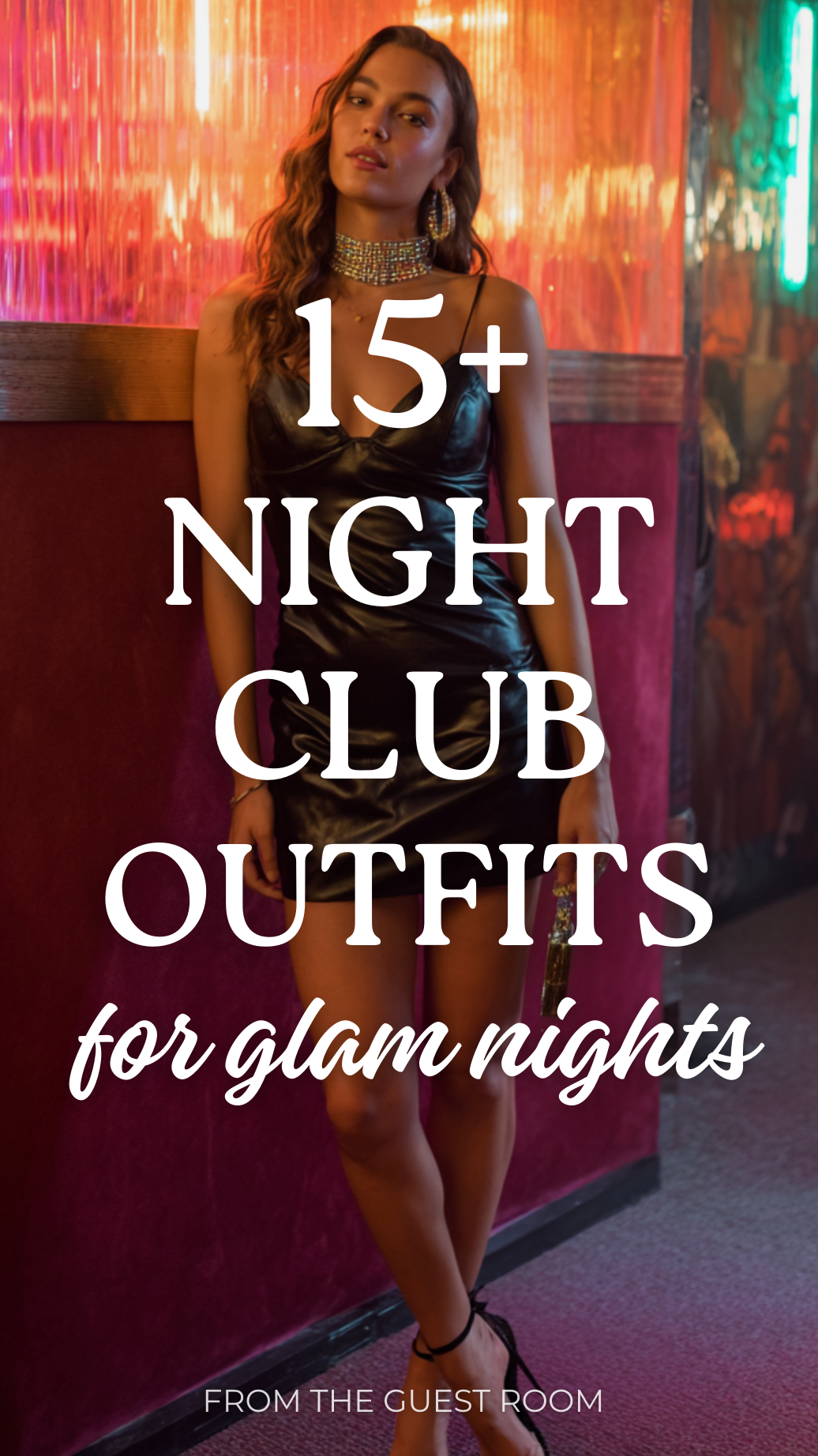 crystal night dreams • Futuristic Glam Night Outfits: Neon Vintage Club Looks fo 305