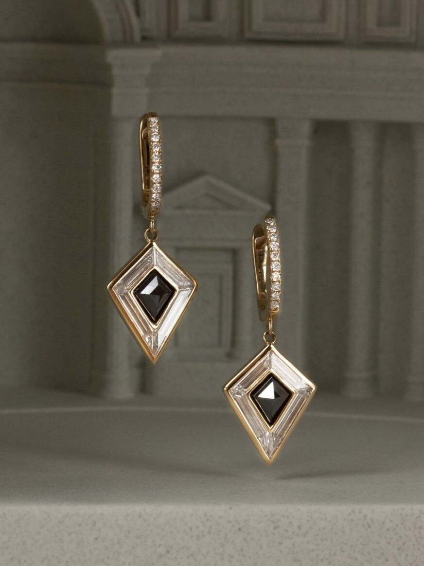 ✦ crystal night dreams ✦ Limited Edition Midnight Brilliance Earrings in Yellow  841