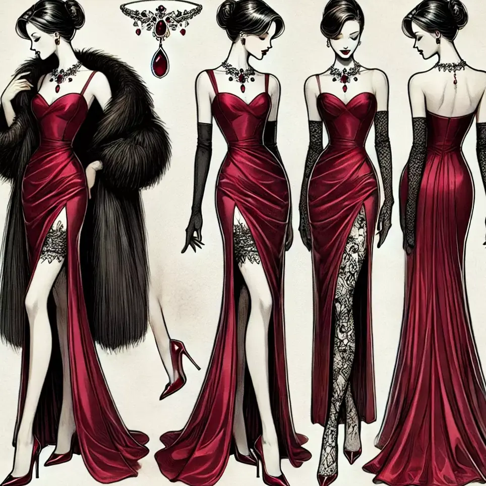 daily dose of beauty ✧ Neon Wine Elegance Vintage Glow Party Vibe Art 🏨 974