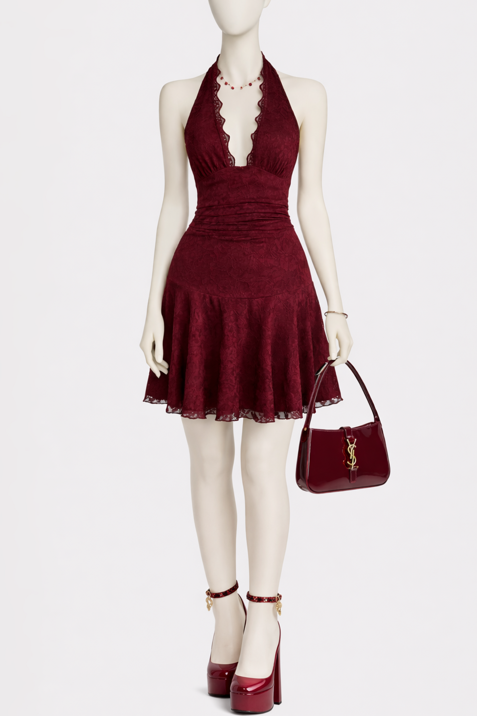 daily dose of beauty ✧ Neon-Glow Vintage Glam: Electric Party Outfit Inspired by 589