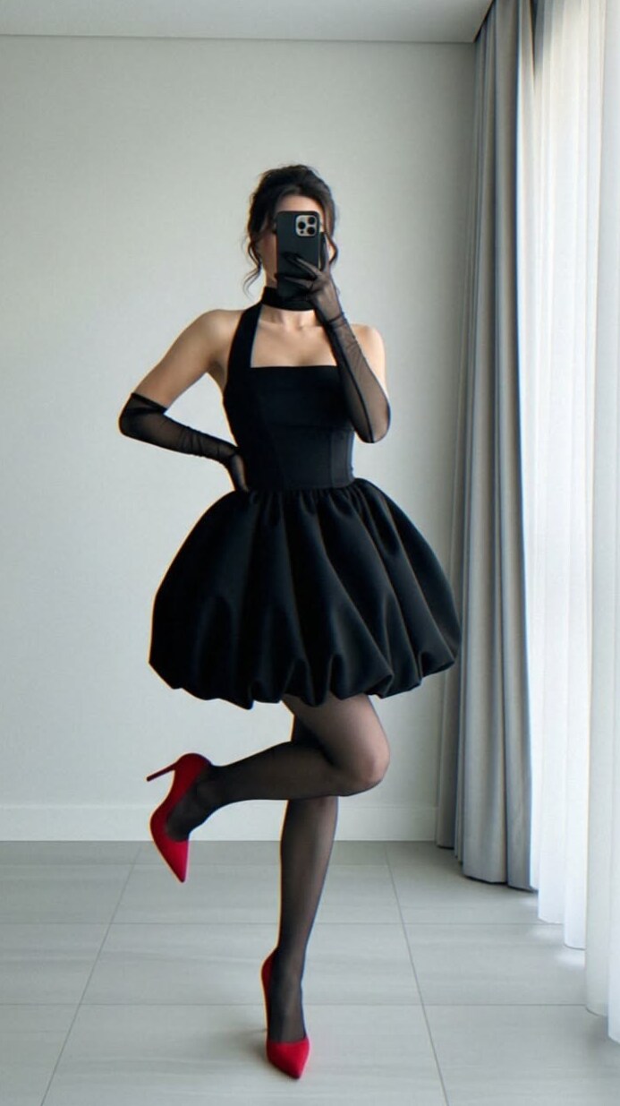 daily dose of beauty • Neon Glamour: Vintage-Inspired Evening Gowns for Bold Sty 706