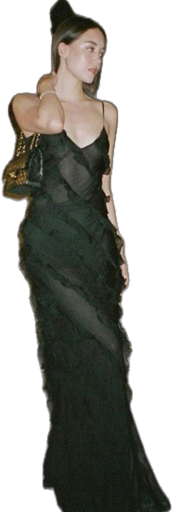 daily dose of beauty • Radiant Gowns Under Neon Lights, Vintage Glamour & Electr 453