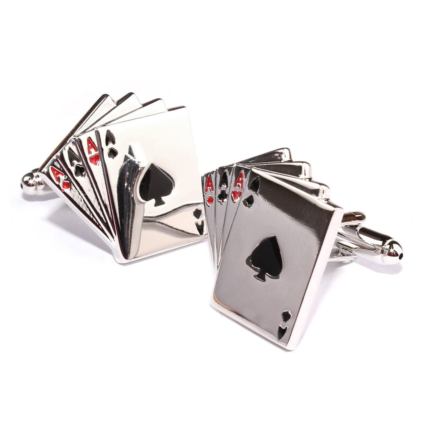 🕰️ 🎞️ 🎰 design diary ✦ Neon Ace Cufflinks | Rhodium Edge | Retro Gaming Glam | S 259