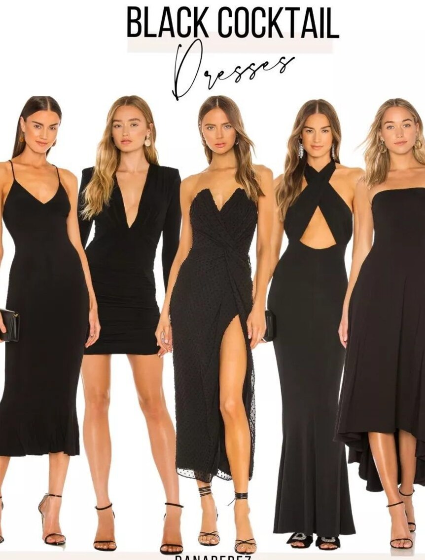 design diary • Neon-Edge Black Cocktail Gowns for Timeless Glamour 🥳 🌟 947