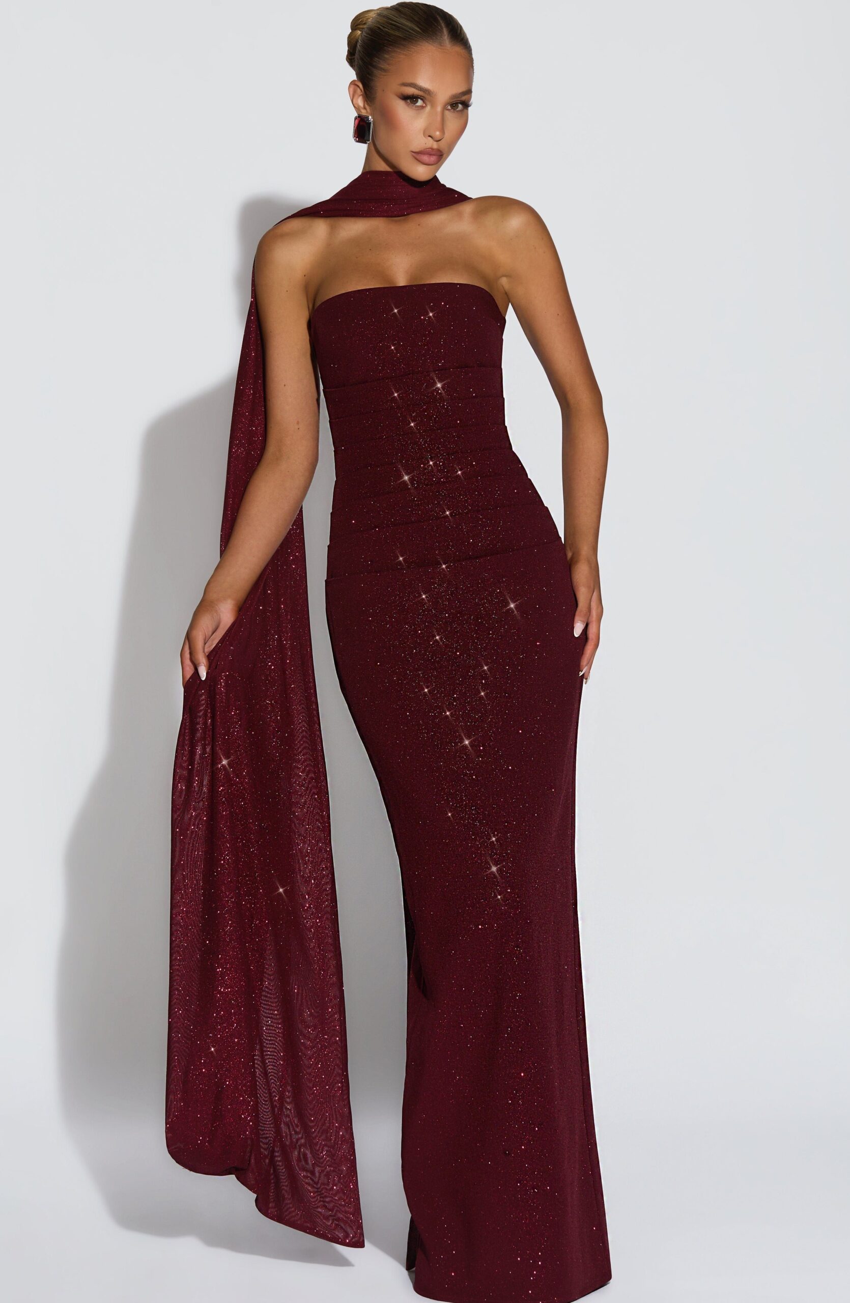 design diary • Pandra Maxi Dress in Glowing Wine Sparkle 🎯 543