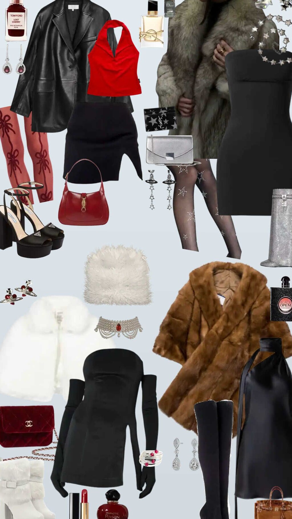 💄 💅 design inspiration daily ✦ Dark Femme Glamour | Neon Noir Elegance | Vintage 770